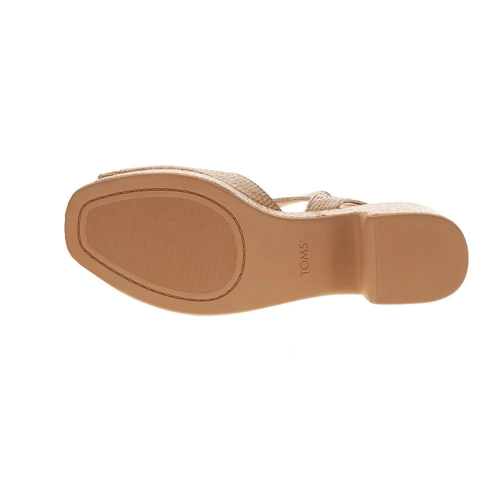 TOMS Isla Peep Toe Platform Block Heel Sandals 5
