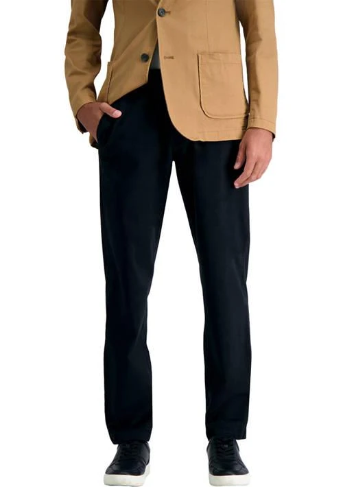 Haggar Mens Life Khaki  Comfort Chino Pants 1