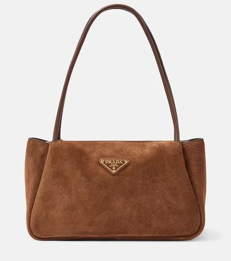 Prada Medium suede shoulder bag 1