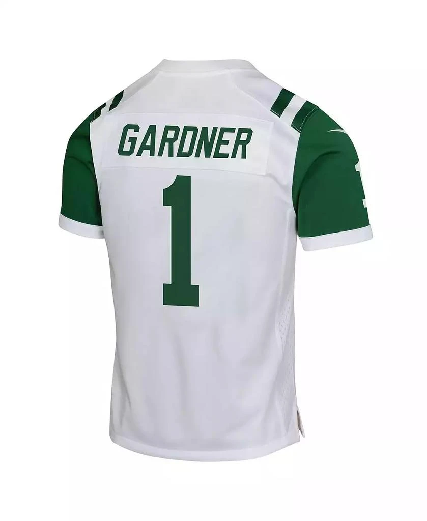 NIKE Big Boys and Girls Ahmad Sauce Gardner White New York Jets Classic Alternate Game Jersey 3