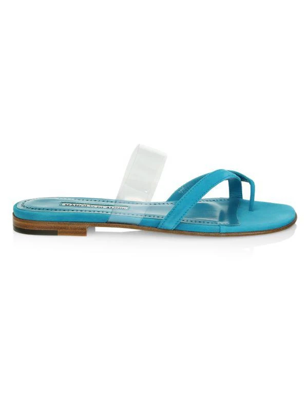 Manolo Blahnik Susina Suede Sandals 1