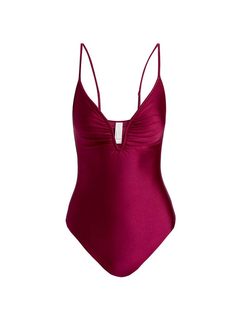 Zimmermann Wylie Plunge Wire One-Piece Swimsuit 1
