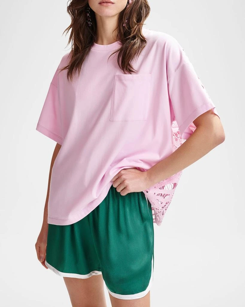 Essentiel Hintern Lace Back T-Shirt 4