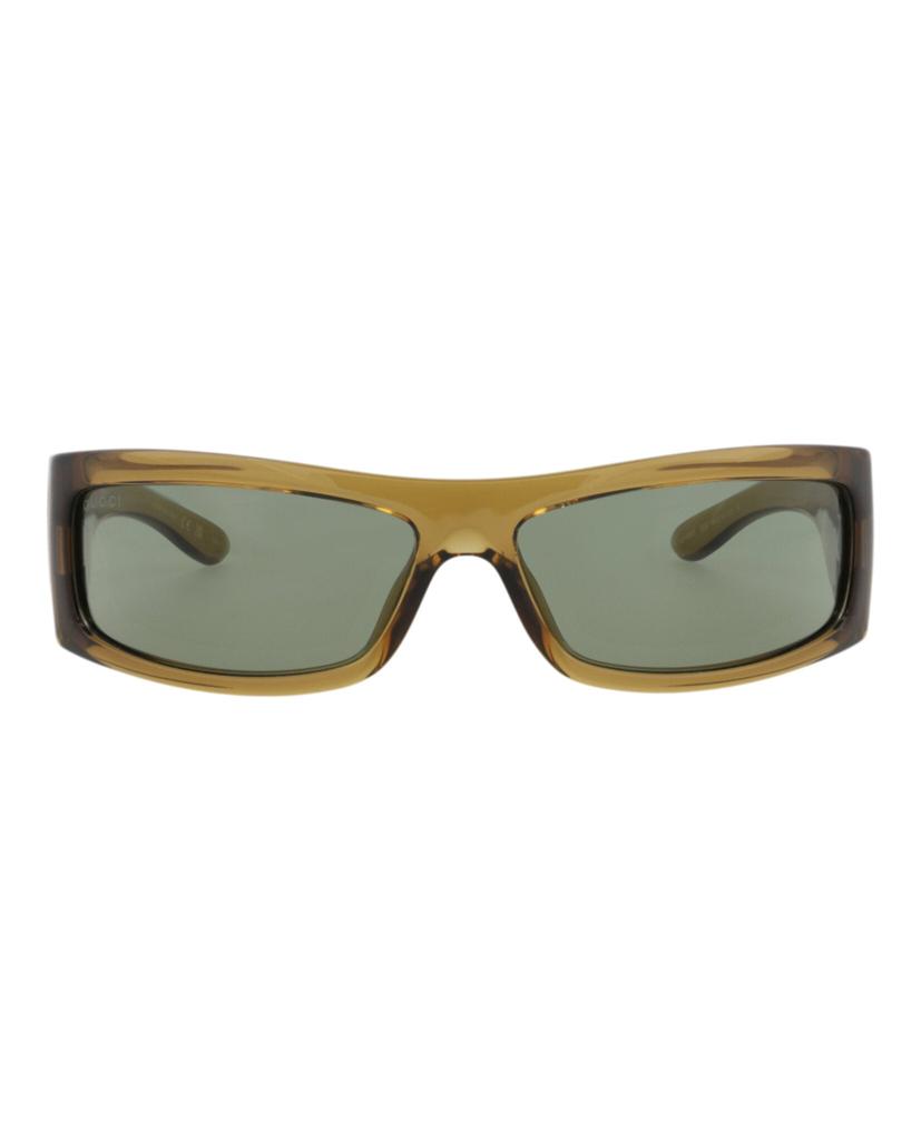 Gucci Shield-Frame Injection Sunglasses
