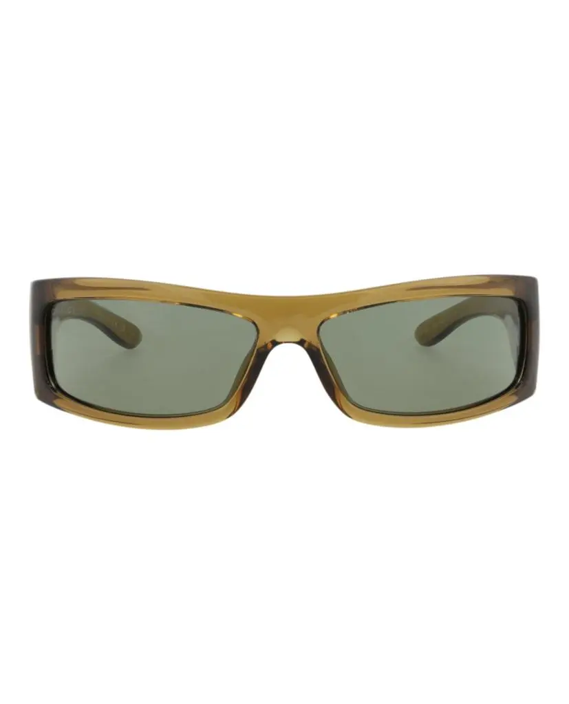 Gucci Shield-Frame Injection Sunglasses