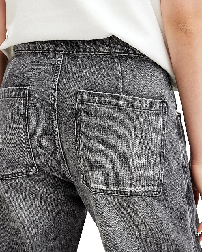 ALL SAINTS Echo High Rise Cargo Jeans in Washed Black 6