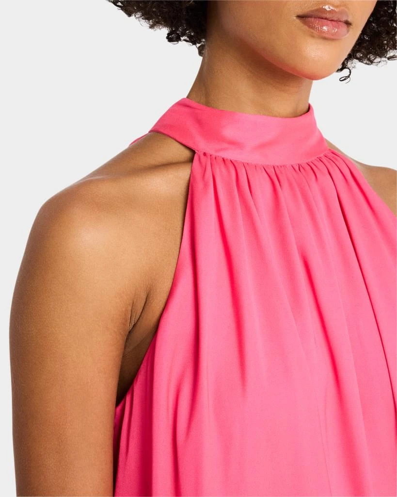 Alice + Olivia Erna Tie-Neck Halter Mini Dress 5