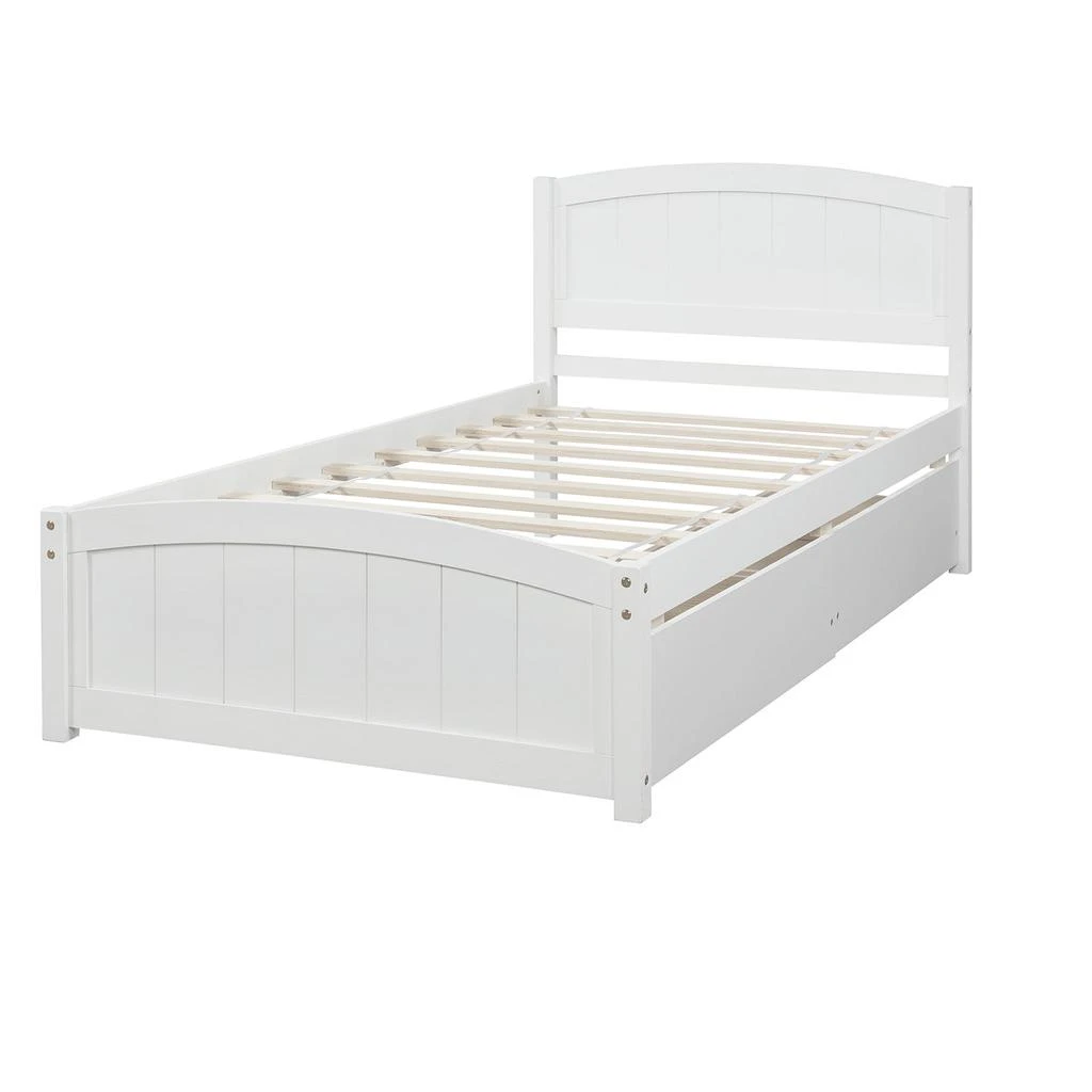 Streamdale Furniture Streamdale Twin Size Platform Bed With Two Drawers 4