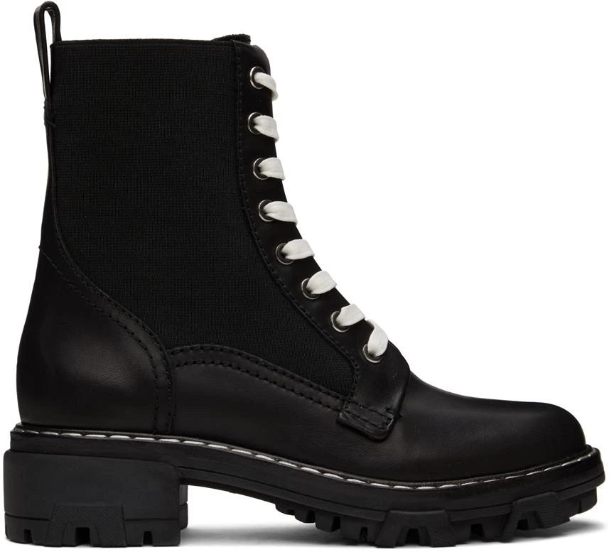Rag & Bone Black Shiloh Boots 1
