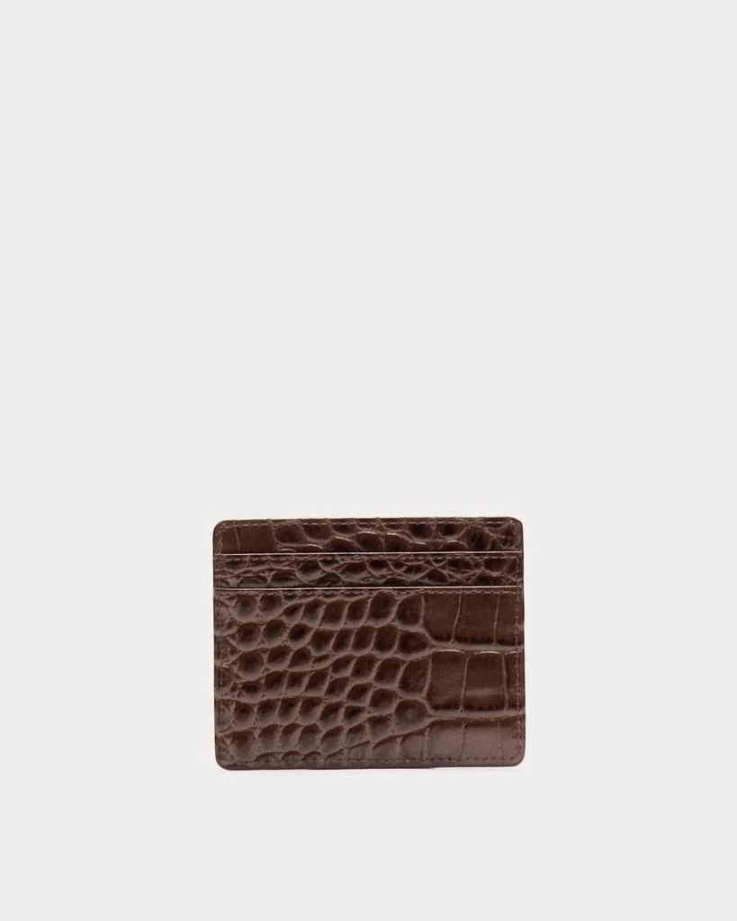 Frances Valentine Frances Valentine - Women
s Embossed Croc Leather Card Case 2