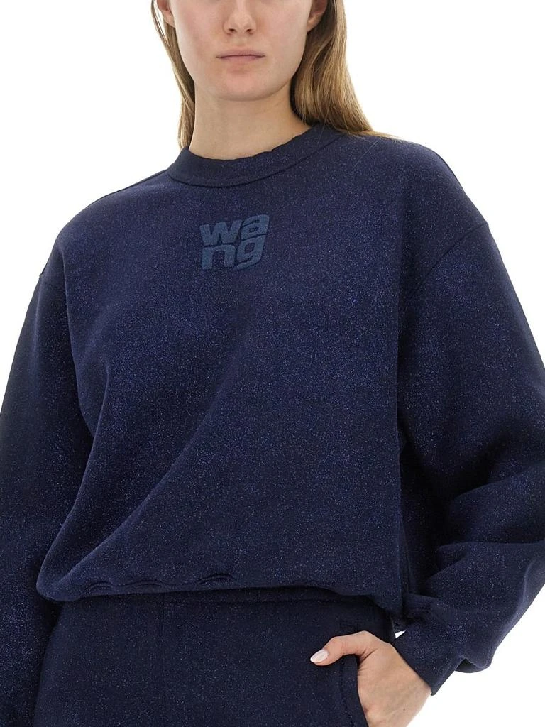Alexander Wang Alexander Wang Stacked Logo Crewneck Sweatshirt 7