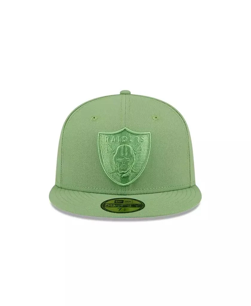 New Era Men's Green Las Vegas Raiders Color Pack 59FIFTY Fitted Hat 4