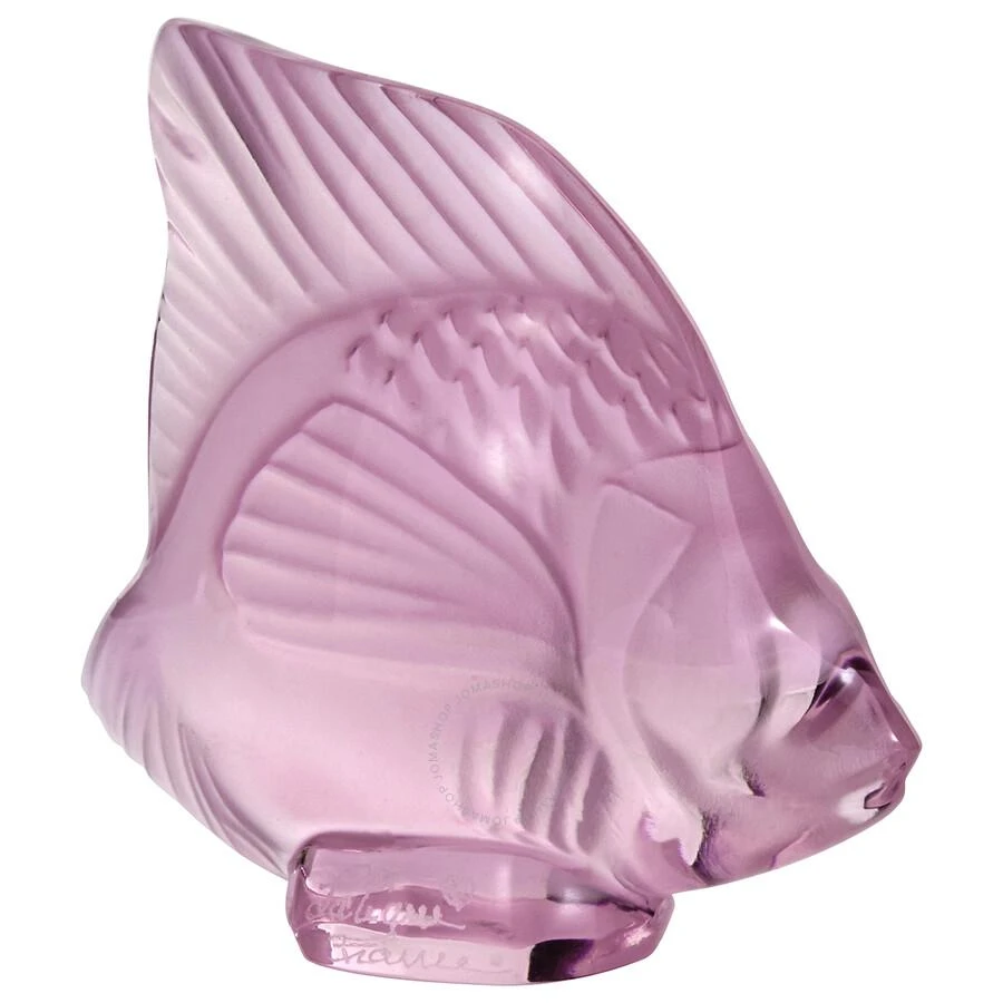 Lalique Pink Crystal Fish No. 24 - 3002800 3