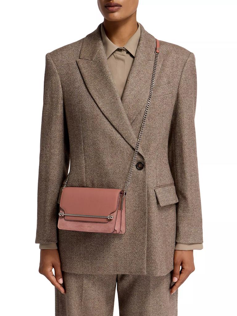 Strathberry East/West Leather Shoulder Bag
