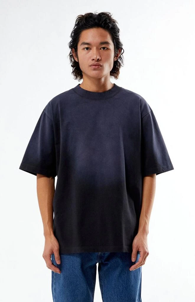 PacSun Black Premium Potassium Wash T-Shirt 1