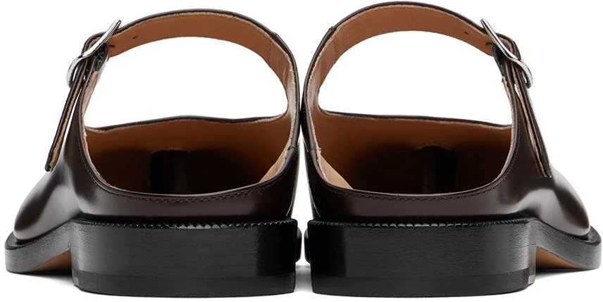 MAISON MARGIELA Brown Tabi City Mary-Jane Mules 2