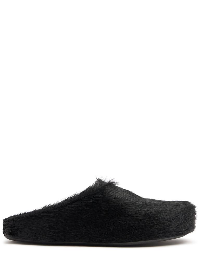 Marni Fussbett Pony Skin Mules
