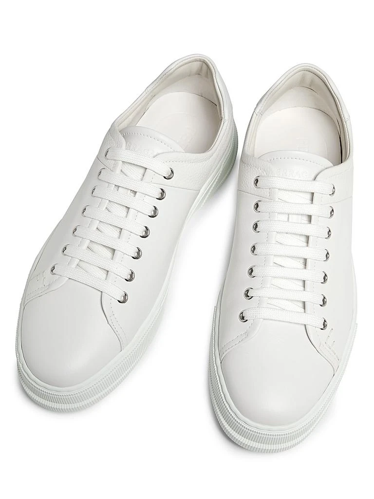 Salvatore Ferragamo Clayton Leather Low-Top Sneakers 4
