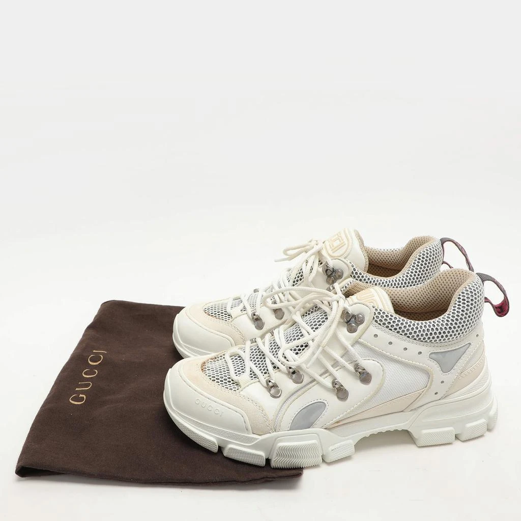 Gucci Gucci White Leather and Mesh Flashtrek Low Top Sneakers Size 41 9