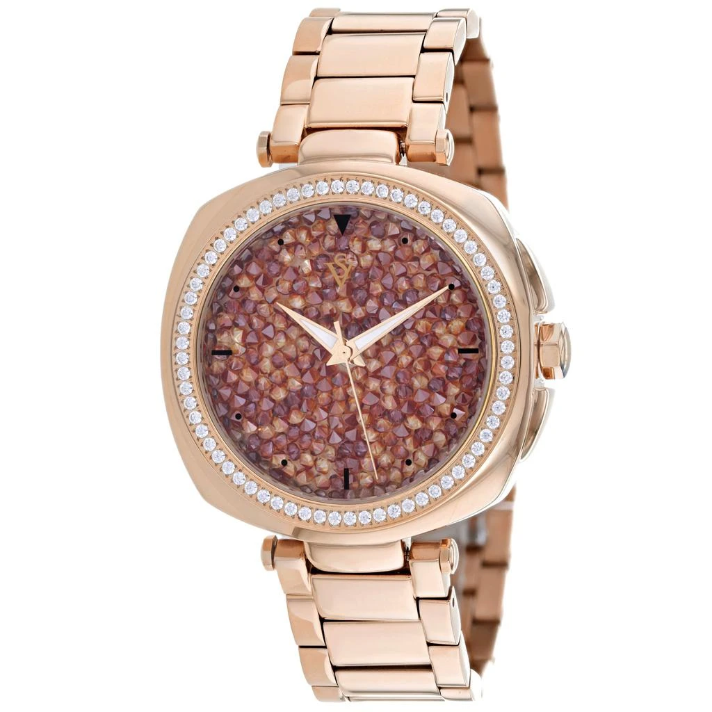 Christian Van Sant Women's Mirabella Orange Dial Watch 1