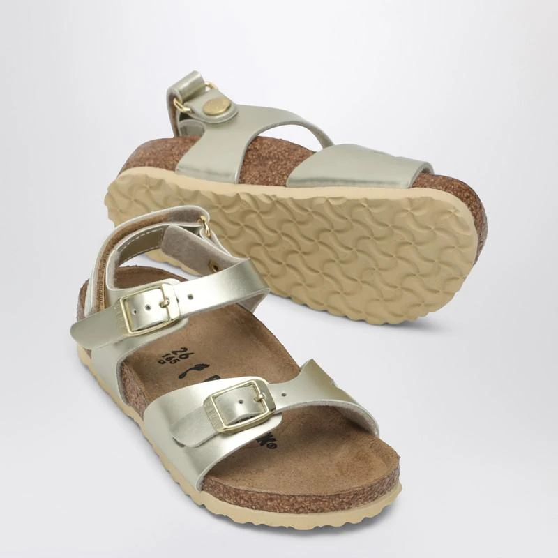 Birkenstock Rio metallic gold sandal 5