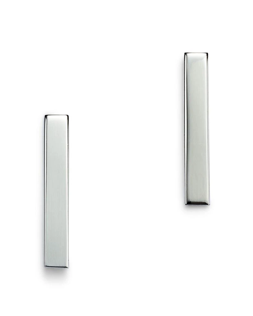 Bloomingdale
s Bar Stud Earrings in 14K White Gold 1