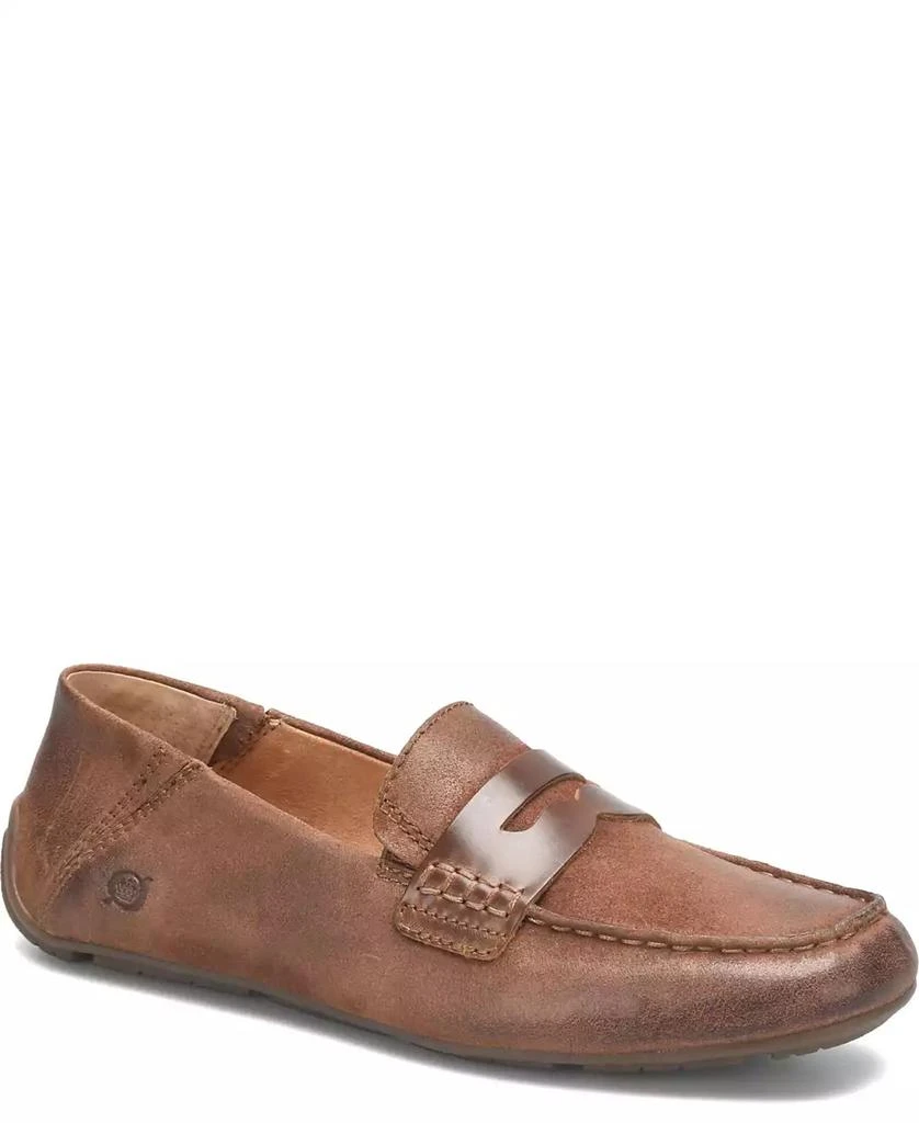 Born Men's Marcel Nubuck Leather Penny Loafers 1