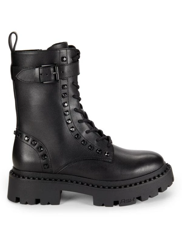 Ash Studded Leather Combat Boots 1