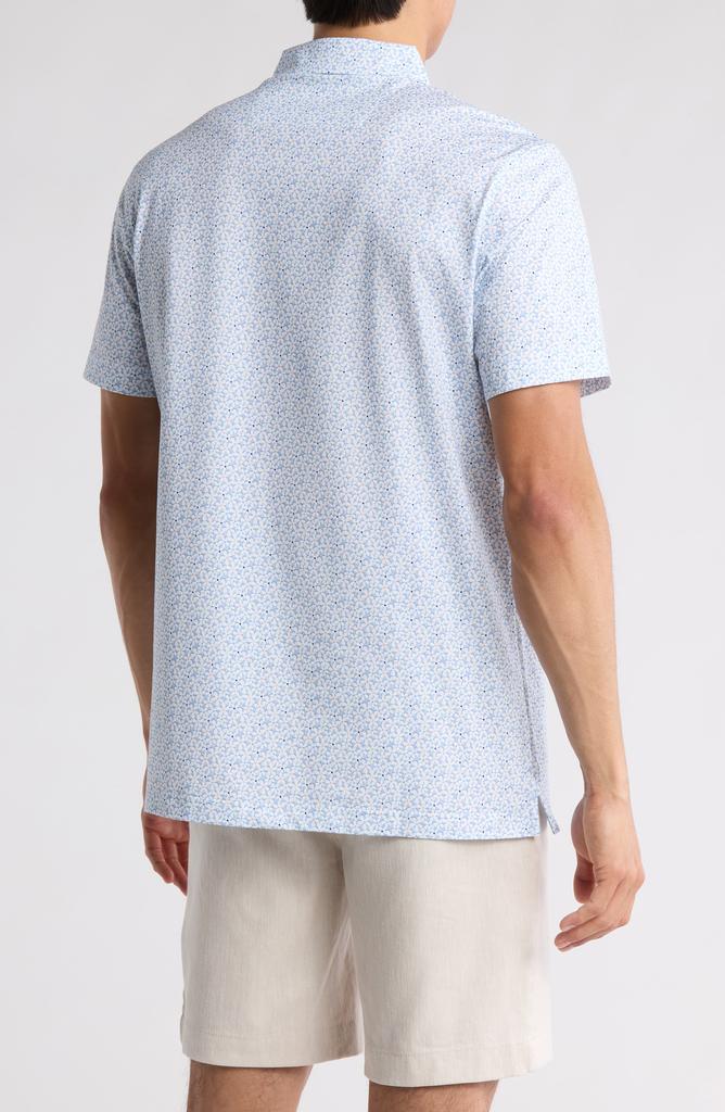 BUGATCHI Victor Floral Print Knit Polo