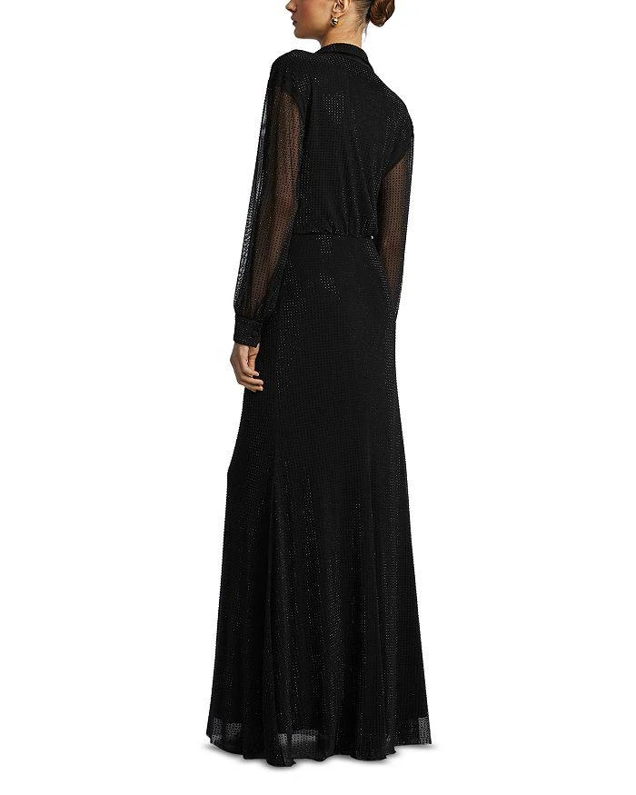 BCBG Embellished Shirt Gown 4