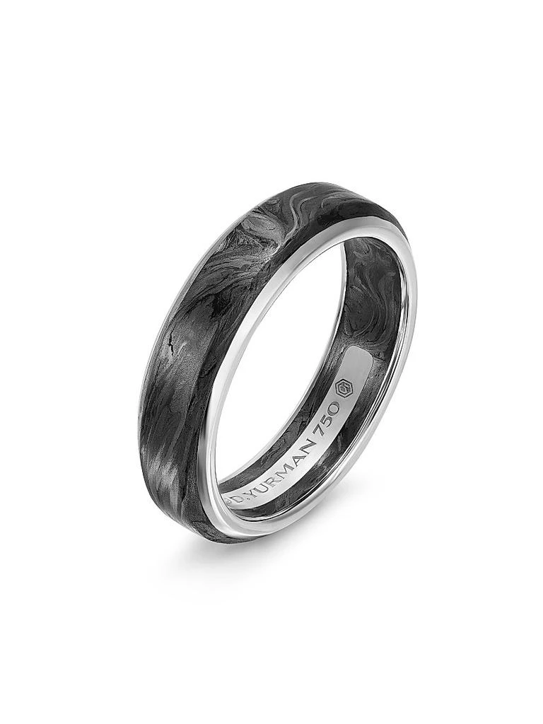 David Yurman Streamline Band Ring in 18K White Gold 3