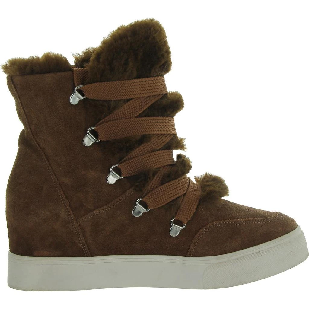 Steve Madden Womens Faux Suede Faux Fur Winter & Snow Boots 2