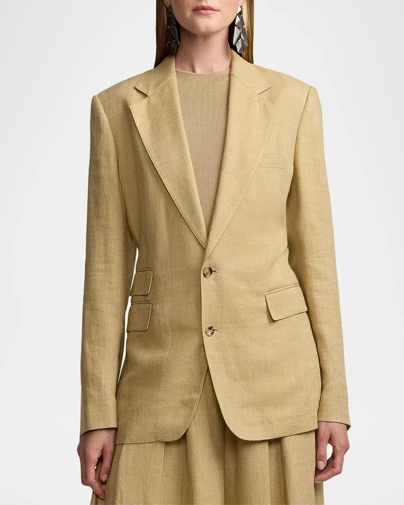 Ralph Lauren Russell Silk-Linen Twill Jacket 4