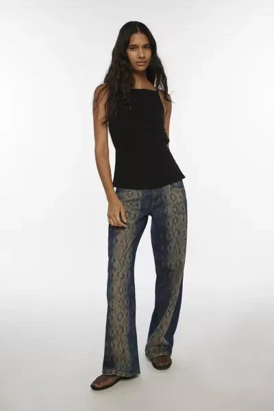 BDG BDG Kayla Printed Low-Rise Slouchy Jean 1