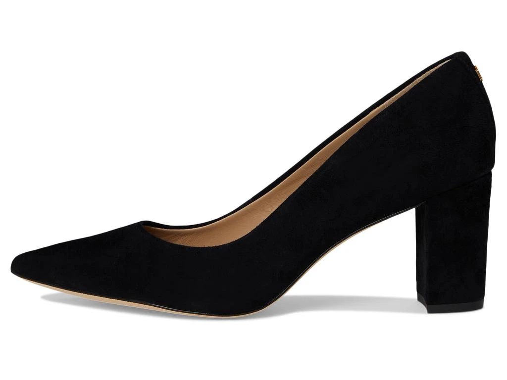 Ralph Lauren Lanette Suede Block-Heel Pumps 4