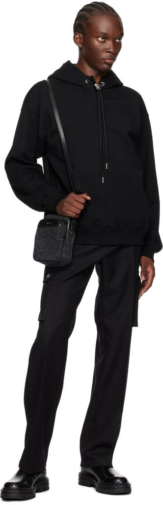 Versace Black Barocco Crossbody Pouch 4