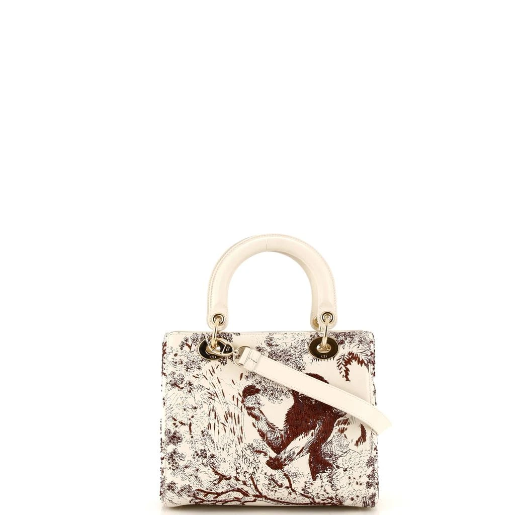 Dior Toile de Jouy Lady Dior Bag Beaded Leather Medium 3