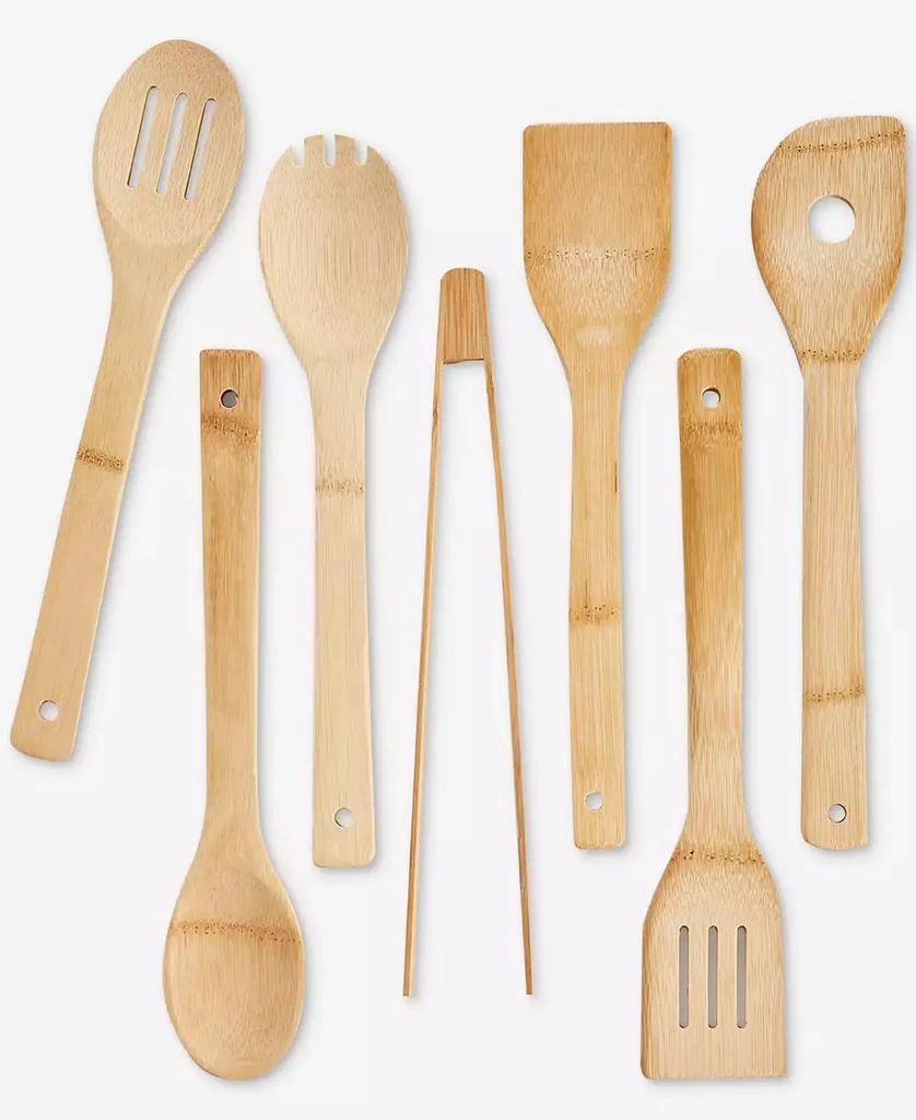 Arch Studio 7-Piece Bamboo Utensil Set & Holder, Exclusively at Macy's 2