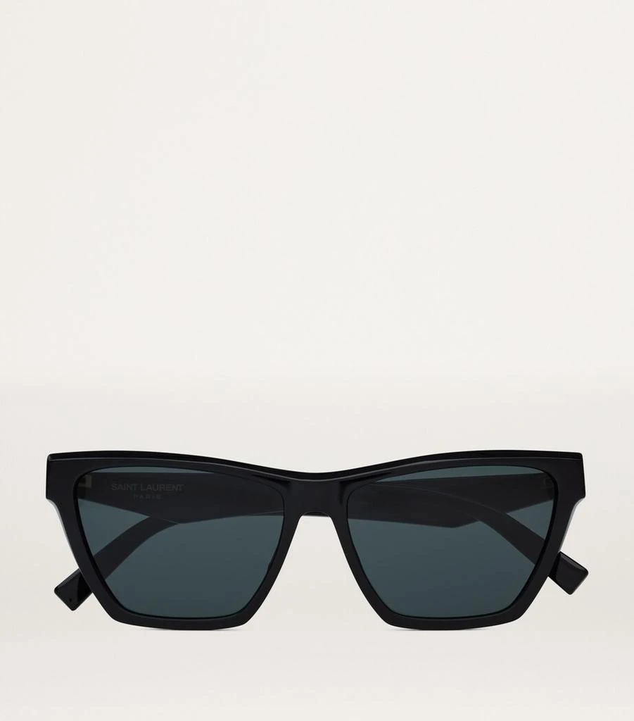 Yves Saint Laurent Rectangular Cat Eye Sunglasses 2