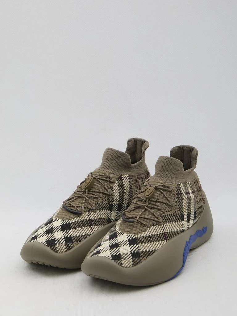 Burberry Check Knit Neptune Sneakers 2