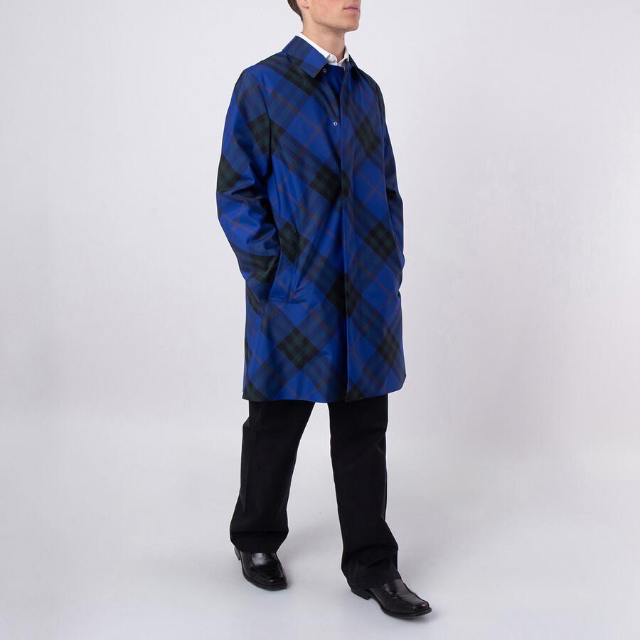 Burberry Mid Length Check Car Coat