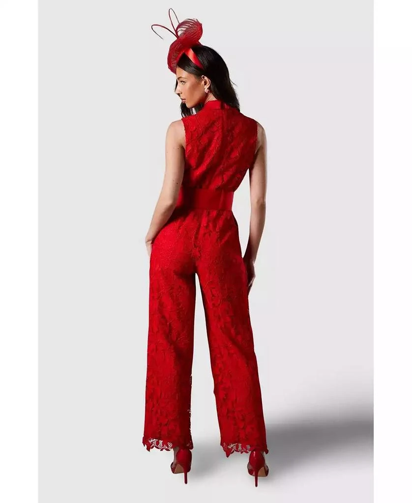 Coast Women's Lisa Lace Belted Jumpsuit 3