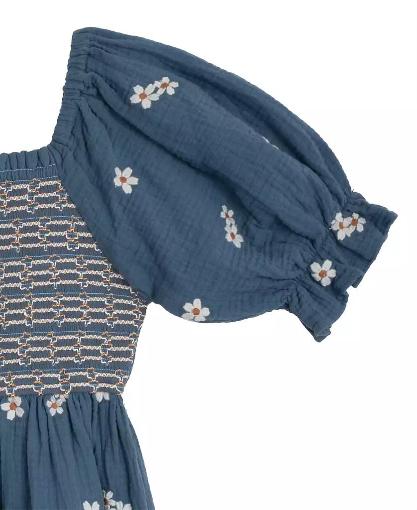 Rare Editions Big Girls Daisy Embroidered Dress