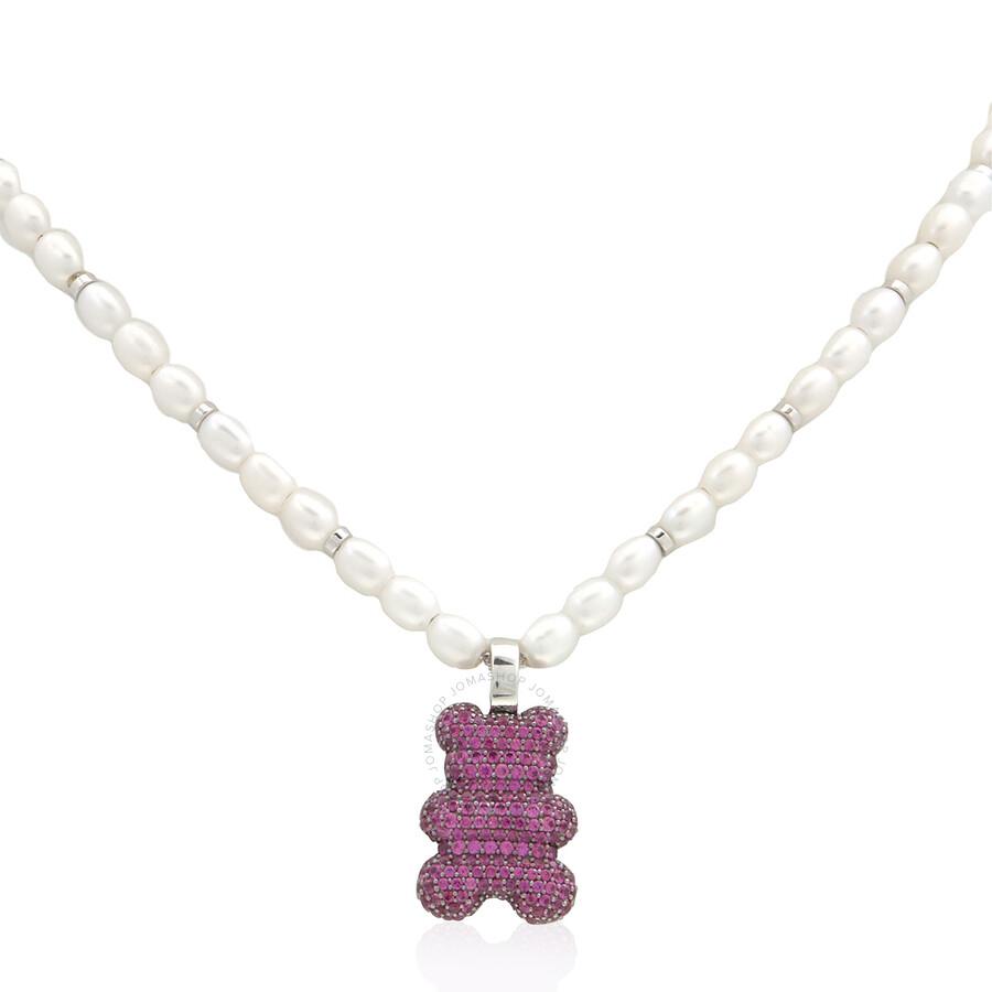apm Monaco Malu Yummy Bear Pearl Necklace