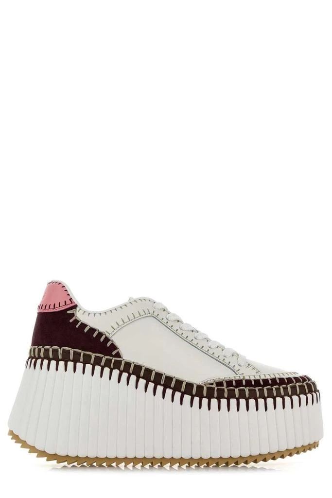 Chloé Chloé Nama Platform Sneakers from Cettire