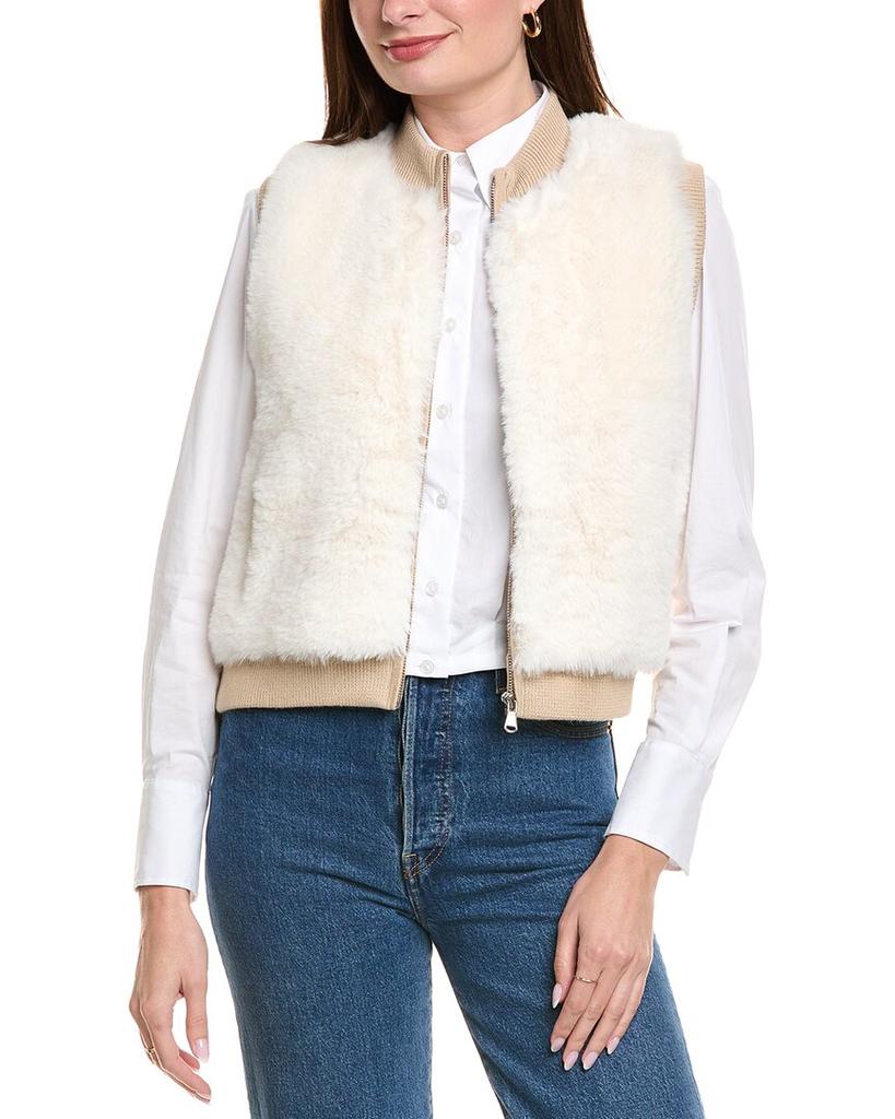 Hannah Rose Cashmere-Blend Vest