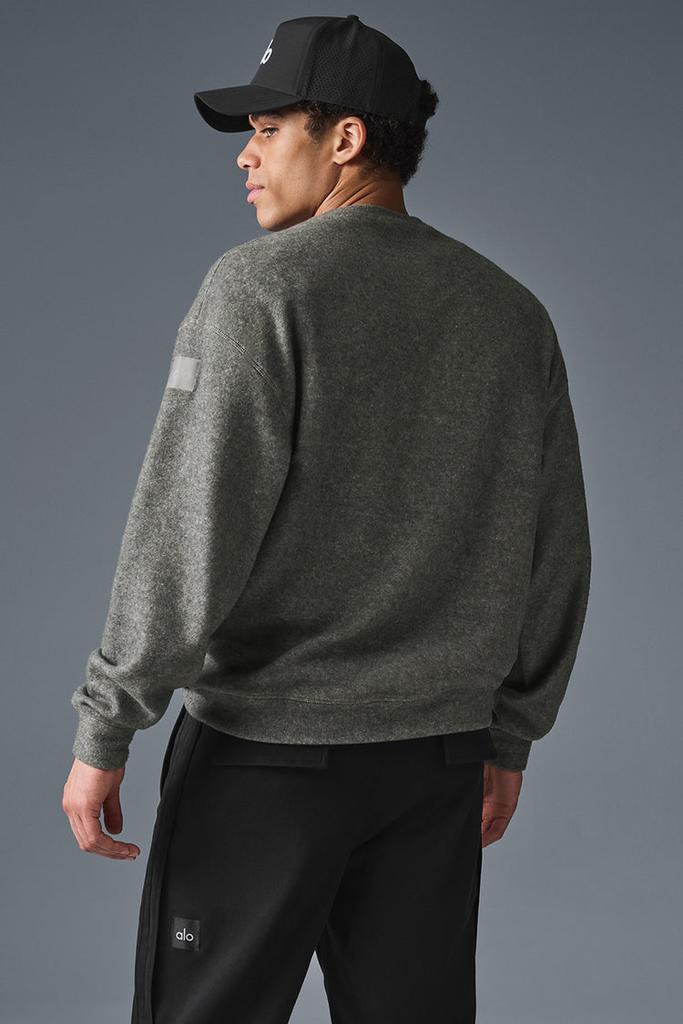 Alo Triumph Restore Crew Neck Sweatshirt - Grey Triblend