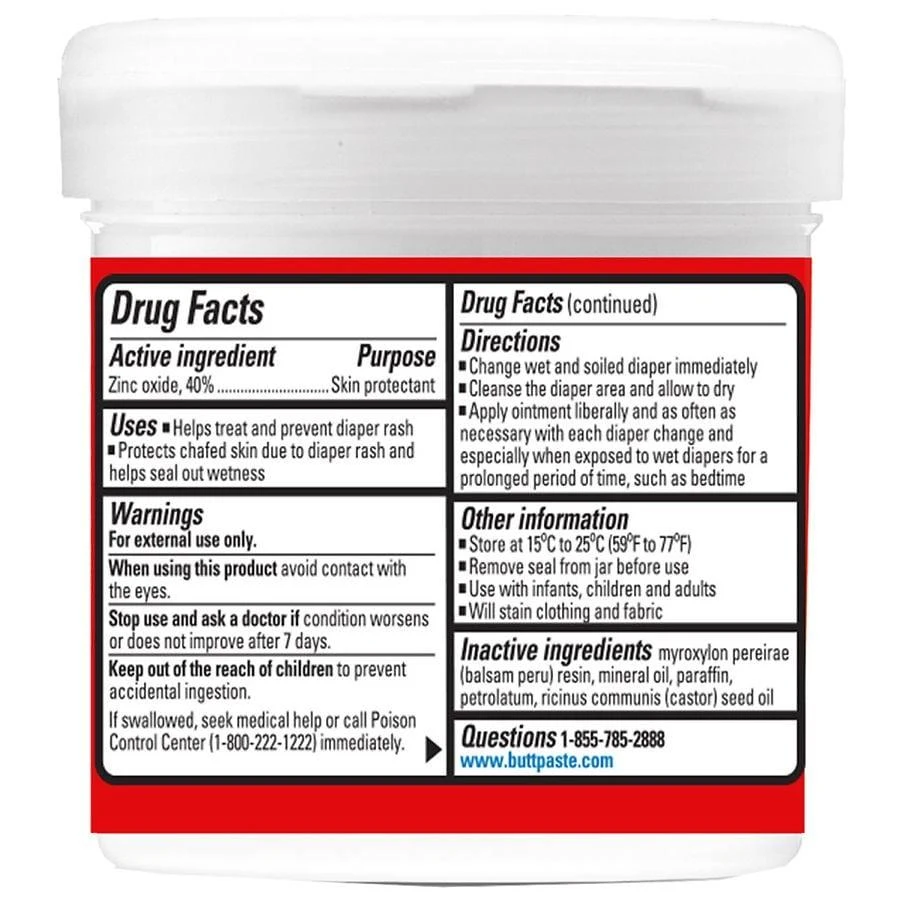 Boudreaux
s Butt Paste Diaper Rash Ointment, Maximum Strength 3