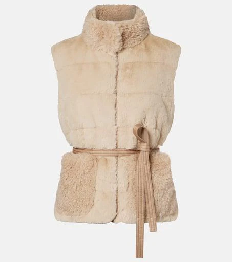 Moncler Joui faux fur down vest 1