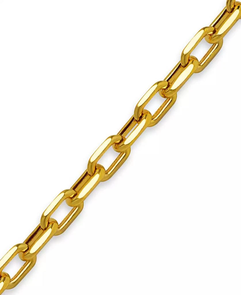 Macy
s Paperclip Link Chain Bracelet in 14k Gold 7-1/2" 3